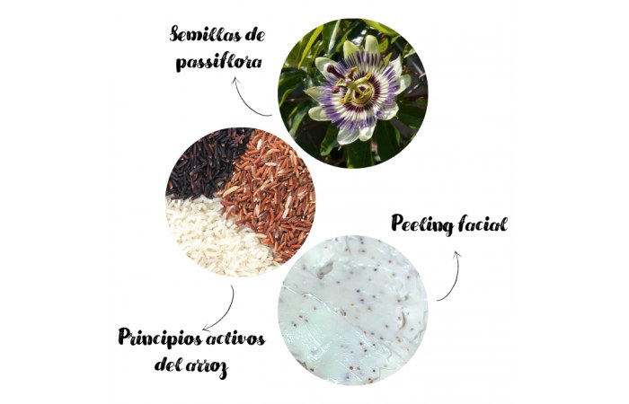 Peeling de Arroz y Passiflora