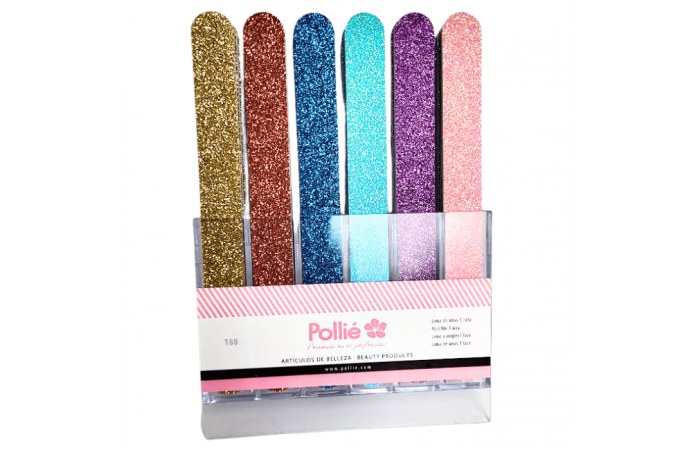 Expositor de limas glitter Pollié