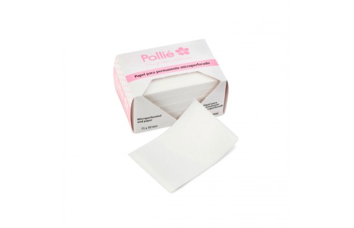 Caja 100 papeles microperforados para manicura Pollié